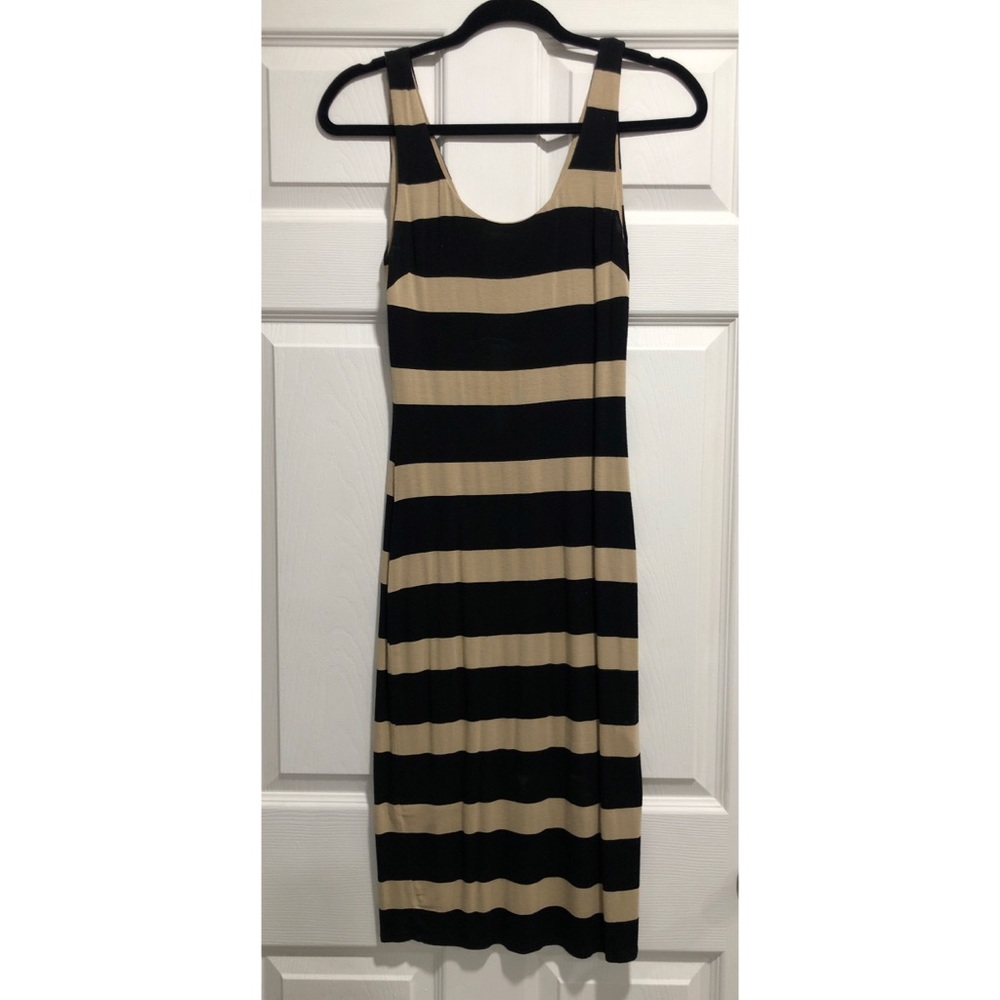 Bebe Striped Midi Dress